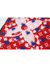 I LV U Red Square 45 Scarf M77353 - LOUIS VUITTON - BALAAN 3