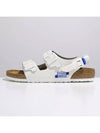 x Ader Error Milan Tech Sandals White - BIRKENSTOCK - BALAAN 4