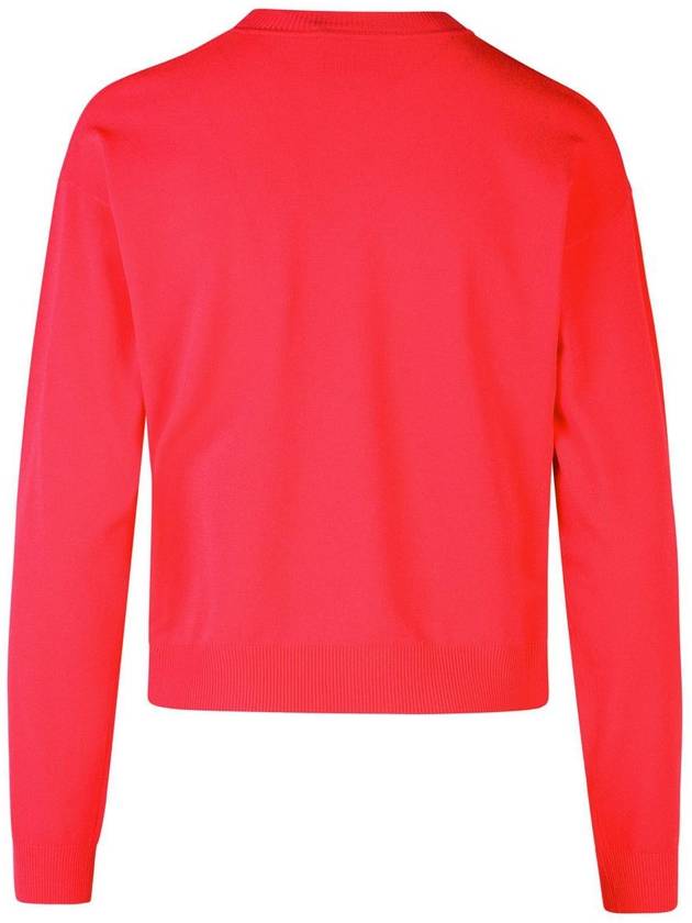 Moschino Jeans Fuchsia Viscose Blend Sweater - MOSCHINO - BALAAN 3