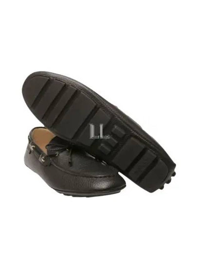 Kyan Leather Driving Shoes Black - BALLY - BALAAN 2