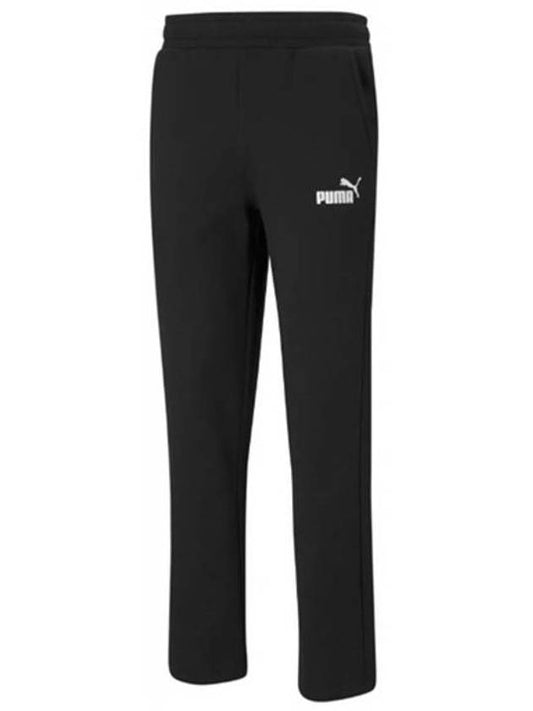 Essential Logo Track Pants Black - PUMA - BALAAN 1