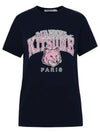 Campus Fox Classic Short Sleeve T-Shirt Navy - MAISON KITSUNE - BALAAN 2