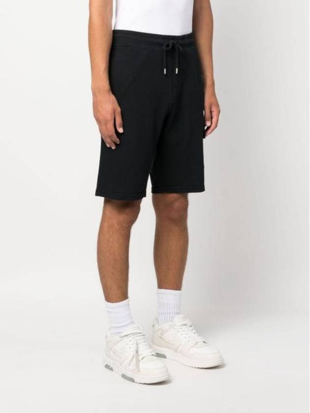 Light Fleece Utility Shorts Black - CP COMPANY - BALAAN 3