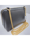 Coeur Triomphe Chain Clutch Bag Black - CELINE - BALAAN 6