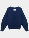 Emblem Brooch Sweatshirt Yale BlueW - KINETO - BALAAN 4