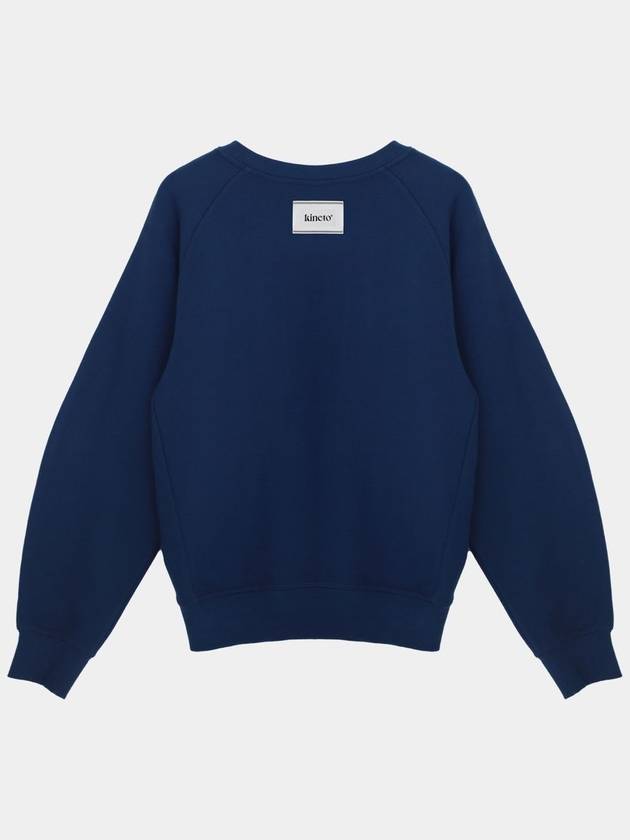 Emblem Brooch Sweatshirt Yale Blue - KINETO - BALAAN 4