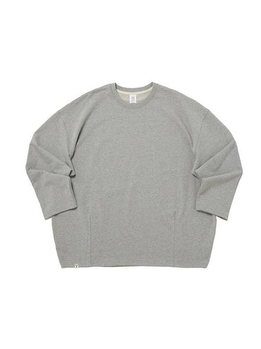 Heavy Terry Balloon Sweat Box Tee Grey - A NOTHING - BALAAN 1