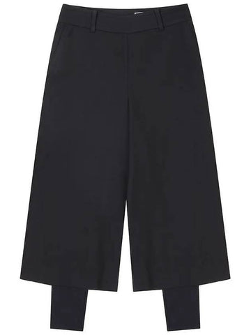 Golfwear Women's Polyester Wide Pants Black - ONOFF - BALAAN 1