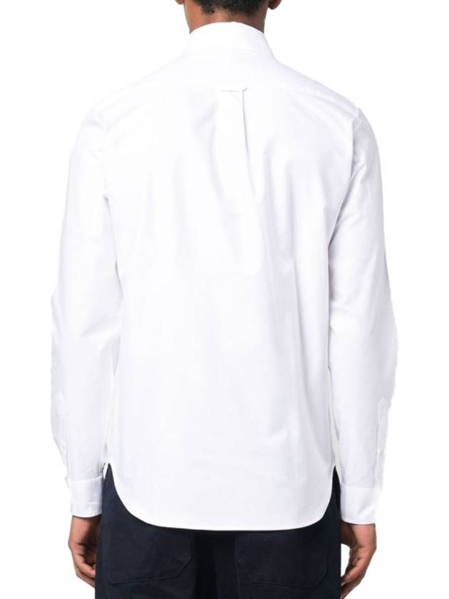 Oxford Institutional Foxhead Patch Button Down Classic Shirt White - MAISON KITSUNE - BALAAN 5