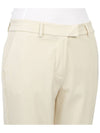 Women's Lux 4 Way Stretch Twill Straight Pants Beige - G/FORE - BALAAN 10