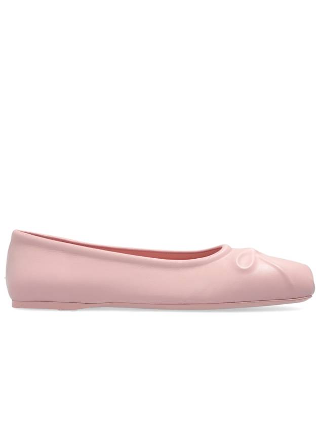 Marni Leather Ballet Flats, Women's, Pink - MARNI - BALAAN 1