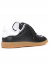 Bryce Logo Tab Low Top Sneakers Black - ISABEL MARANT - BALAAN 5