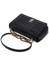 Lola Quilted Leather Medium Cross Bag Black - BURBERRY - BALAAN 4