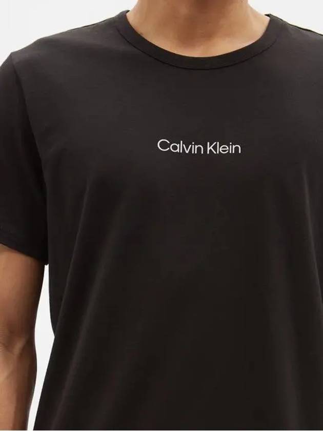 Calvin Klein Underwear Print Logo Check Cotton Jersey Pajama Set - CALVIN KLEIN - BALAAN 4