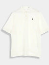 Logo Plaque Cotton Polo Shirt White - SACAI - BALAAN 2