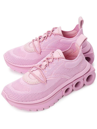 Running Nima Knit Low Top Sneakers Pink - SALVATORE FERRAGAMO - BALAAN 2