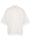Oversized pin tuck collar t-shirt_off white - NUAKLE - BALAAN 2