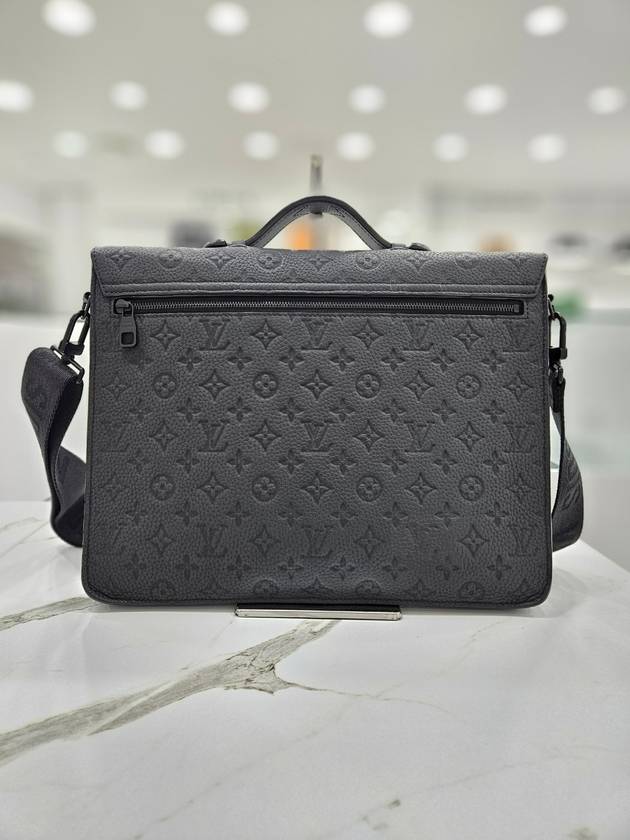 Louis S Lock Briefcase Black M20835 - LOUIS VUITTON - BALAAN 4