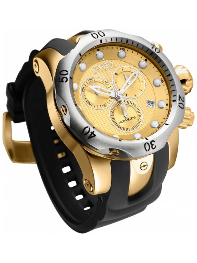 Invicta Venom Champagne Dial Black Polyurethane Gold Ion-plated Men's Watch 16151 - INVICTA - BALAAN 2