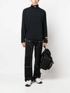 23 HPNY EMB Roll Neck HMAB027C99JER002 1001 Logo Embroidered Turtleneck T-Shirt - HERON PRESTON - BALAAN 4