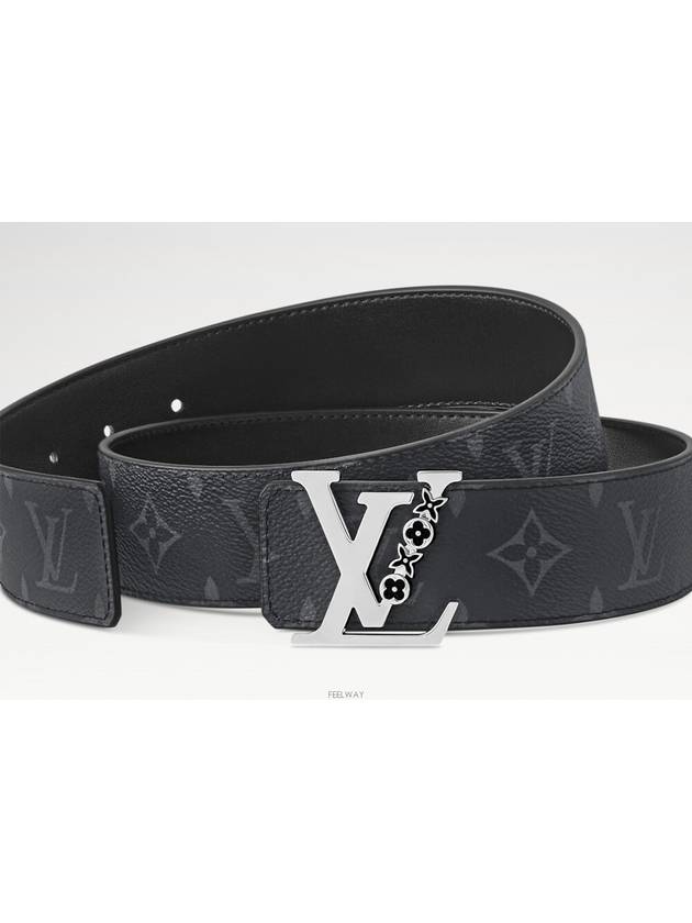 LV Party 40MM Reversible Leather Belt Black - LOUIS VUITTON - BALAAN 3