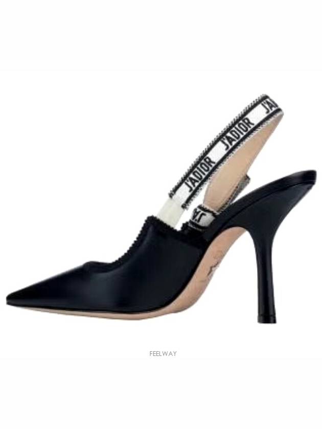 J'Adior Slingback Heels Black - DIOR - BALAAN 4