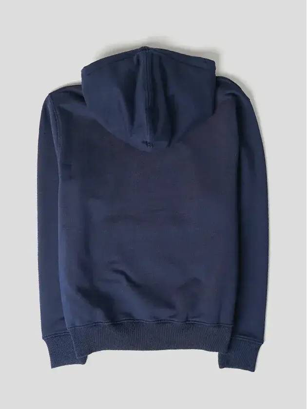 Small Heart Logo Cotton Hoodie Blue - AMI - BALAAN 4