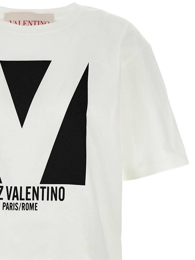 Valentino Garavani Valentino Garavani 'Chez Valentino' T-Shirt - VALENTINO - BALAAN 3