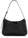 Intrecciato Flap Shoulder Bag Black - BOTTEGA VENETA - BALAAN 2