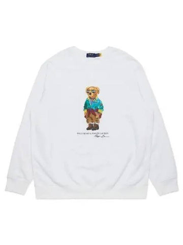 Polo Bear Fleece Sweatshirt White - POLO RALPH LAUREN - BALAAN 1