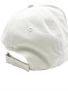 Embroidered Logo Ball Cap White - MONCLER - BALAAN 4