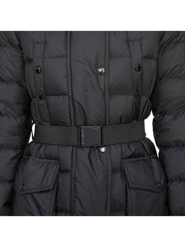 Women's Khloe Long Down Padding Black - MONCLER - BALAAN 10