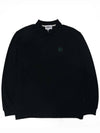 Essential Polo Sweatshirt Black - THE GREEN LAB - BALAAN 5