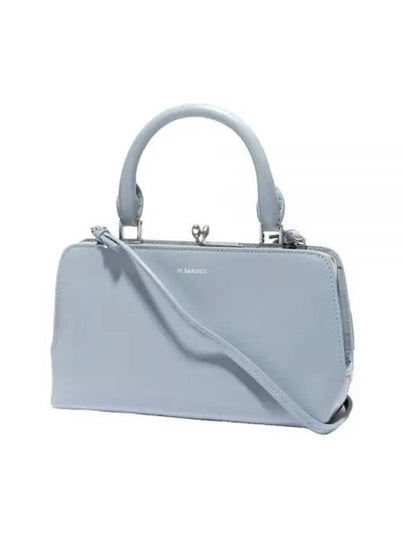 Goji Mini Calfskin Leather Tote Bag Light Blue - JIL SANDER - BALAAN 2