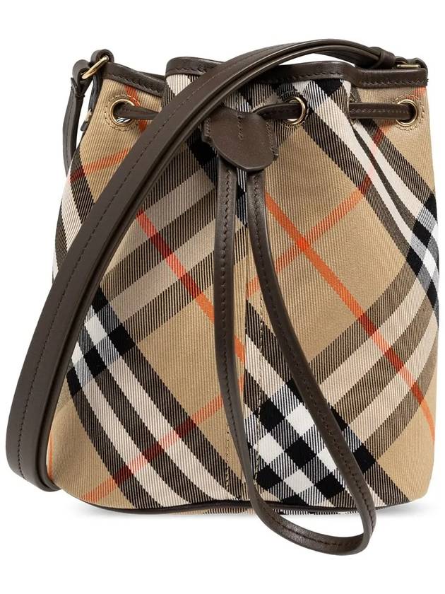 Check Bucket Bag Beige - BURBERRY - BALAAN 3