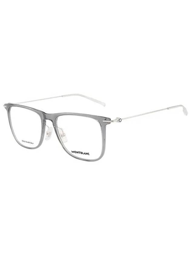 Sunglasses MB0206O 003 GRAY SILVER TRANSPARENT - MONTBLANC - BALAAN 2