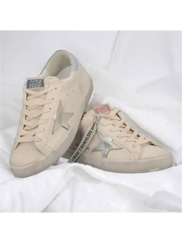 Superstar Canvas Low Top Sneakers Silver White - GOLDEN GOOSE - BALAAN 2