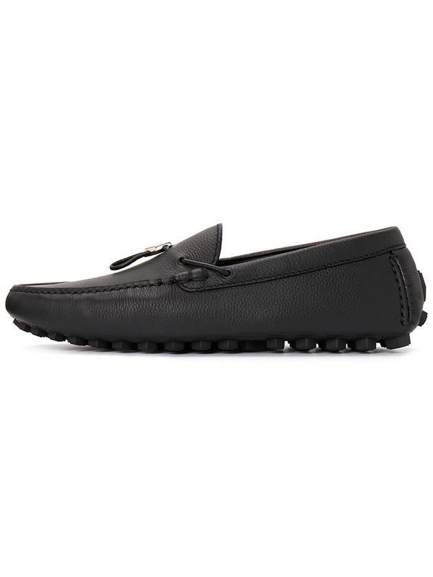 CD Diamond Grained Calfskin Loafers Black - DIOR - BALAAN 5