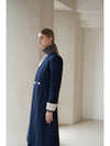 V-neck unbalanced long coat - CAHIERS - BALAAN 6