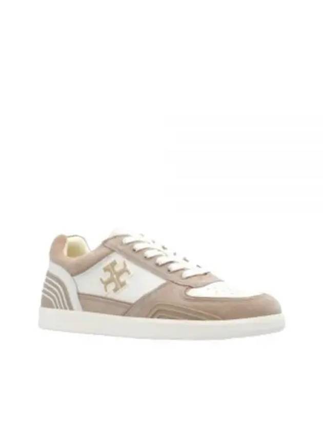 Women's Clover Court Low Top Sneakers Beige - TORY BURCH - BALAAN 2