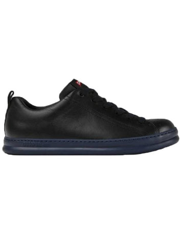 Runner Leather Low Top Sneakers Black - CAMPER - BALAAN 1