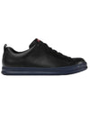 Runner Leather Low Top Sneakers Black - CAMPER - BALAAN 1