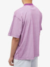 Marina Garment Dying Short Sleeve T-Shirt Violet - STONE ISLAND - BALAAN 4