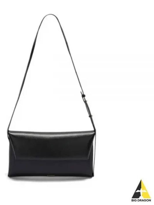 Folded Small Shoulder Bag Black - JIL SANDER - BALAAN 2