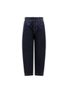 Elasticated Tech Nylon Wide Pants Navy - BOTTEGA VENETA - BALAAN 2