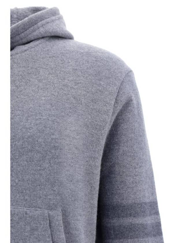 4 Bar Stripe Hoodie Grey - THOM BROWNE - BALAAN 4