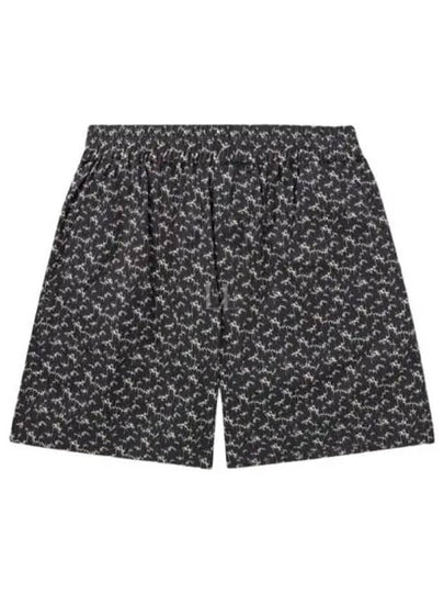 Vicente Logo Patch Swim Shorts Black - ISABEL MARANT - BALAAN 2