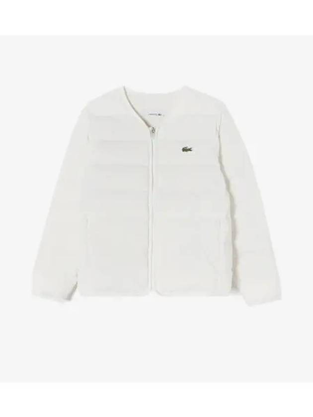 Women s lightweight down jumper OFFWHITE off white - LACOSTE - BALAAN 1