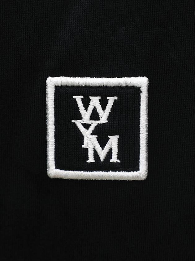 Back Logo T Shirt Black W241TS07708B - WOOYOUNGMI - BALAAN 8