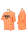 Tight Guy Short Sleeve T-Shirt Orange - DSQUARED2 - BALAAN 2